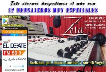 PROGRAMA ESPECIAL FIN DE AÑO “12 MENSAJEROS ESPECIALES”